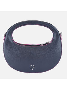 MONADAA - Black Embellished Polyester Handheld Bag and Detachable Strap