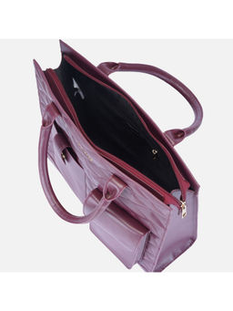 MONADAA - Maroon Solid Polyester Handbag