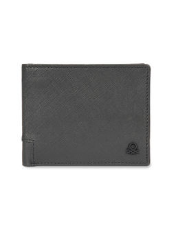 United Colors of Benetton - Navy Blue Solid Leather Wallet
