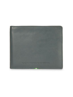 United Colors of Benetton - Navy Blue Solid Leather Wallet