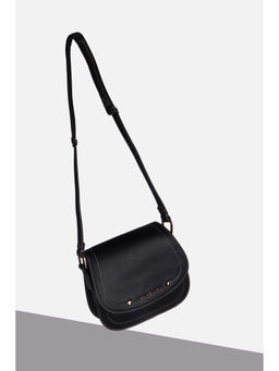 Van Heusen - Black Solid Polyester Sling Bag