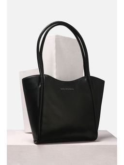 Van Heusen - Black Solid Pu Handbag