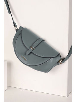 Van Heusen - Grey Solid Polyester Sling Bag