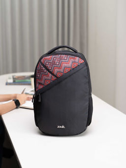 Zouk - Multi-Color Printed Jute Backpack