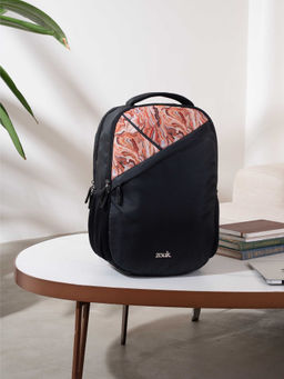 Zouk - Multi-Color Printed Jute Backpack