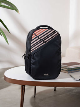 Zouk - Multi-Color Stripes Jute Backpack