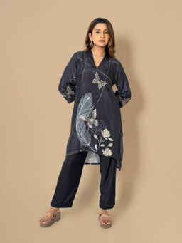 Autumnlane - Naina Black Co-Ord (Set of 2)