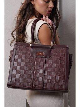 MINI WESST - Veronica Mw Tote Bag With Detachable Strap - Brown