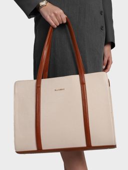 MINI WESST - Aria Tote Bag - Beige