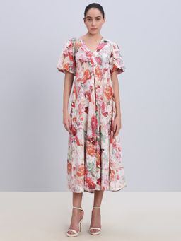 VERO MODA - Multi-Color Cotton Casual Dress