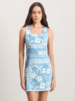 VERO MODA - Blue Cotton Casual Dress