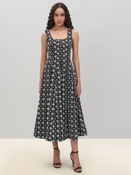 VERO MODA - Black Cotton Casual Dress