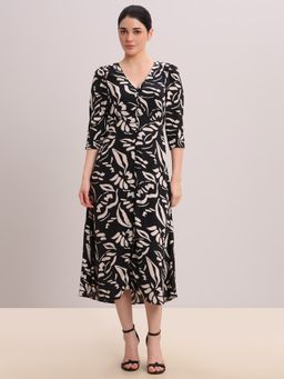 VERO MODA - Black Viscose Casual Dress