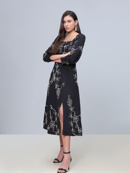 VERO MODA - Black Cotton Casual Dress