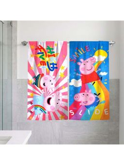 Athom Living - Peppa Pig Themed Kids Bath Towel 350 Gsm (Pack Of 2) (M)