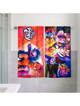 Athom Living - My Little Pony Themed Kids Bath Towel 350 Gsm (Pack Of 2) (M)