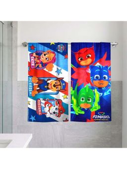 Athom Living - Paw Patrol with Pj Masks Mixed Themed Bath Towel Kids (Pack Of 2) (M)