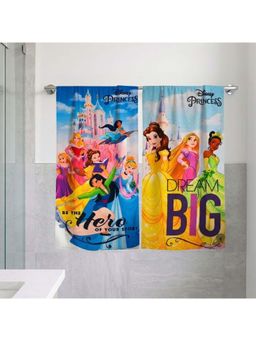 Athom Living - Disney Princess Themed Kids Bath Towel 350 Gsm (Pack Of 2) (M)