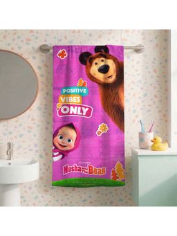 Athom Living - Masha & Bear Kids Bath Towel