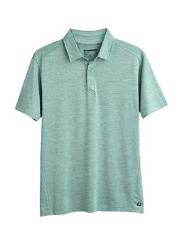 Tego - Green Solid Regular Fit Polo T-shirt