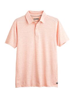 Tego - Pink Solid Regular Fit Polo T-shirt