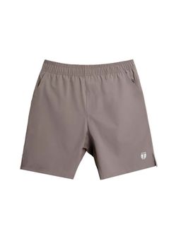 Tego - Beige Solid Regular Fit Shorts