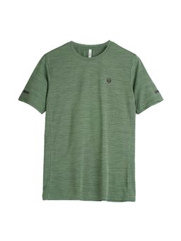 Tego - Green Solid Regular Fit T-shirt