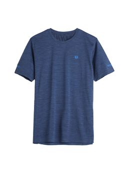 Tego - Blue Solid Regular Fit T-shirt