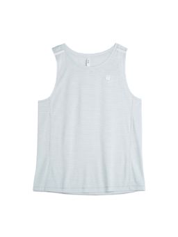 Tego - Blue Solid Regular Fit Tank Top