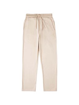 Tego - Beige Solid Regular Fit Trackpant