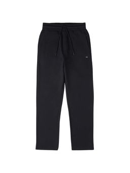 Tego - Black Solid Regular Fit Trackpant
