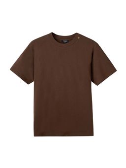 Tego - Brown Solid Regular Fit T-shirt