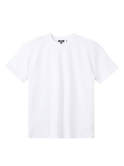 Tego - White Solid Regular Fit T-shirt