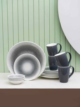 JCPL - Fine Porcelain Textures Sway Dinner Set Ceramic Crockery Set