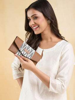 Fabindia - Grey Cotton Wallet