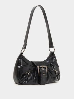 Styli - Women Buckle Lock Detail Shoulder Bag