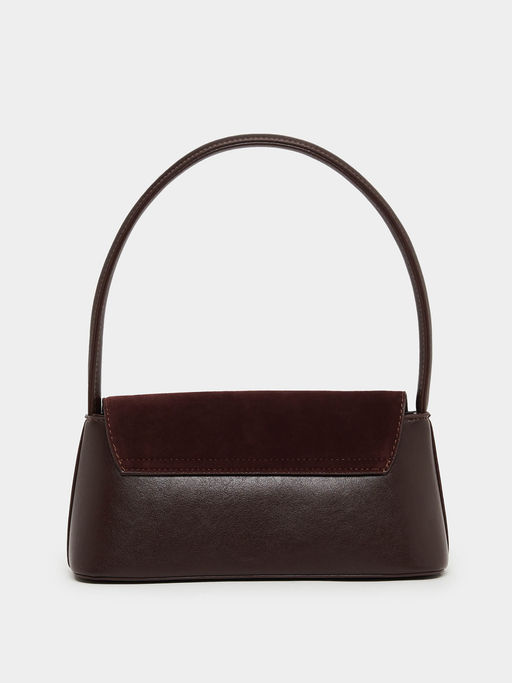 Buy Styli Women Velvet Textured Shoulder Bag Online