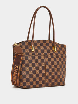 Styli - Women Printed with Strap Handbag