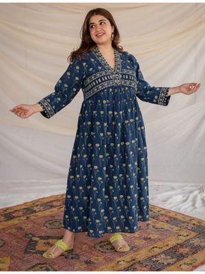Ajrakh Elegance Maxi main image 0
