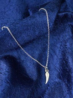 Margento Jewels - 925 Sterling Silver Angle Wing Charm Chain Pendant