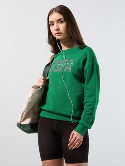 U.S. POLO ASSN. - Relaxed Fit Brand Sweatshirt - Green