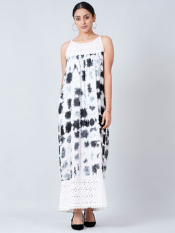 First Resort by Ramola Bachchan - White Boho Slip Dress