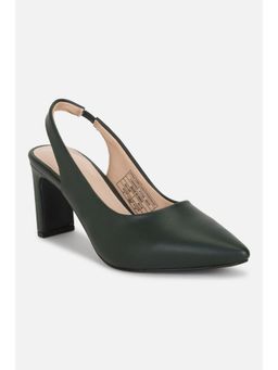 Allen Solly - Women Green Casual Heeled Mules