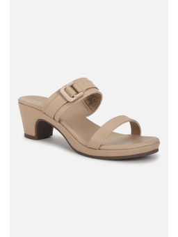 Allen Solly - Women Beige Casual Sandal Heels