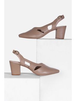 Allen Solly - Women Brown Casual Sandal Heels