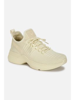 Allen Solly - Women Cream Casual Sneakers