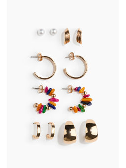 H&M - Women Gold 6 Pairs Earrings