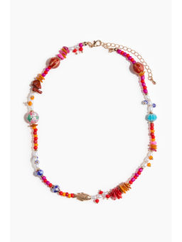 H&M - Women Orange Beaded Necklace