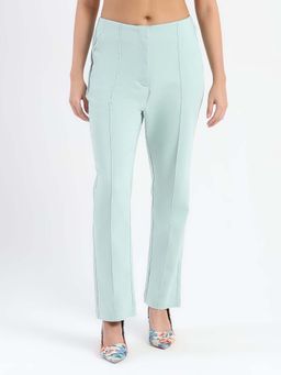Madame - Alex Front Pintuck Detailed Mint Green Pant