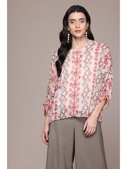 Aarke Ritu Kumar - Off White Oryn Top with Camisole (Set of 2)